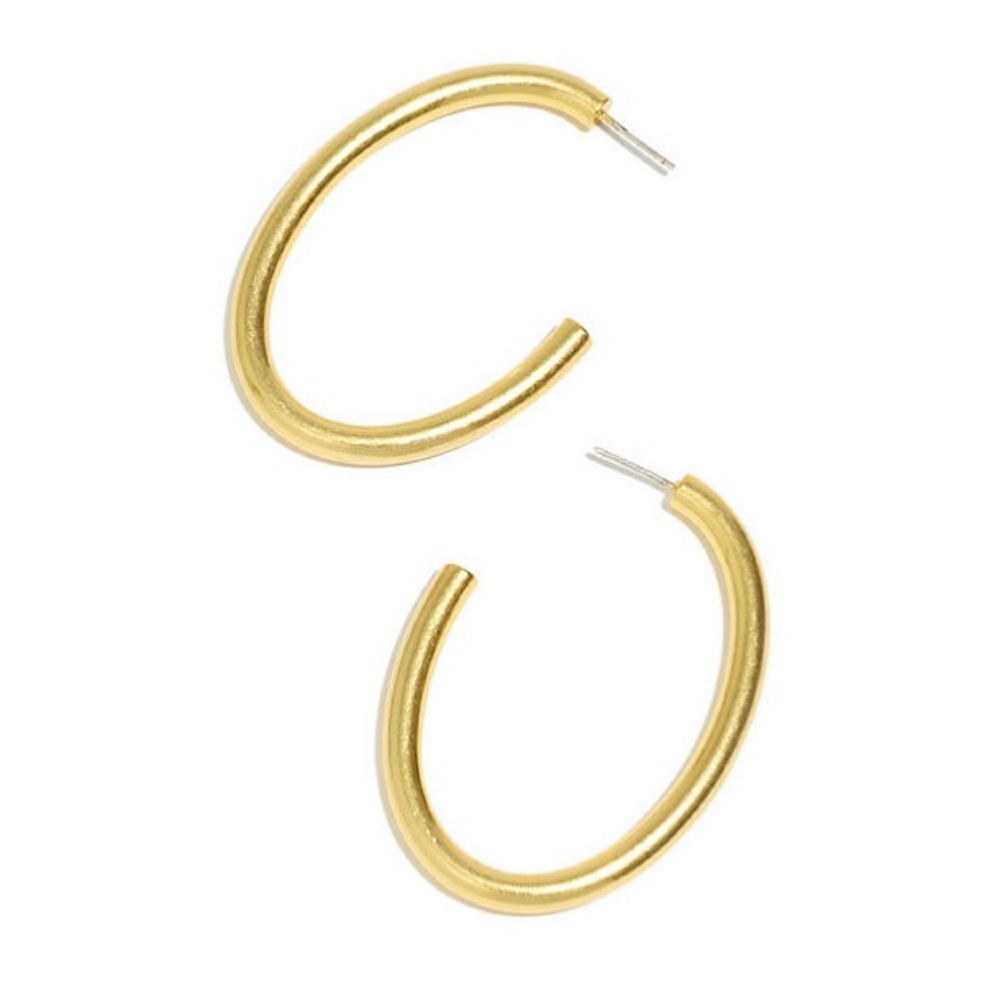 Madewell, Chunky Oval Hoop Earrings